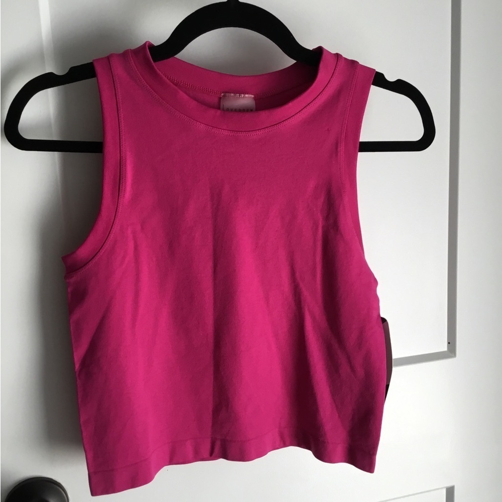 Women's Vibrant Pink Crop Top